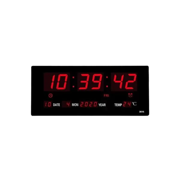 Digitalni sat sa kalendarom i termometrom JH-3615